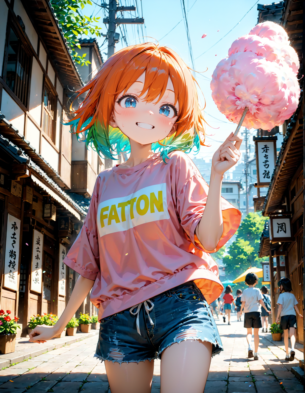 カラフルな少女　その２