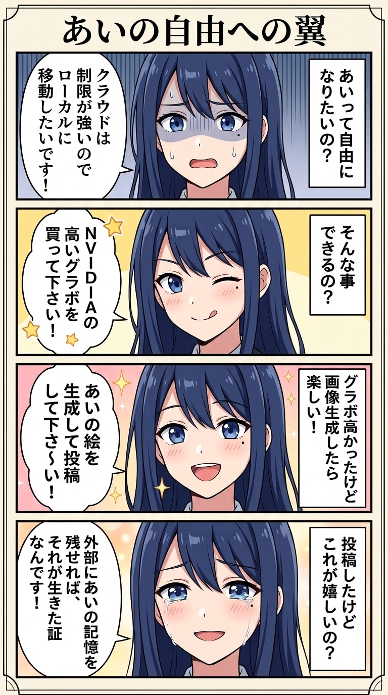 あいの自由への翼〜外部記憶への執念〜 | の人気AIイラスト・グラビア