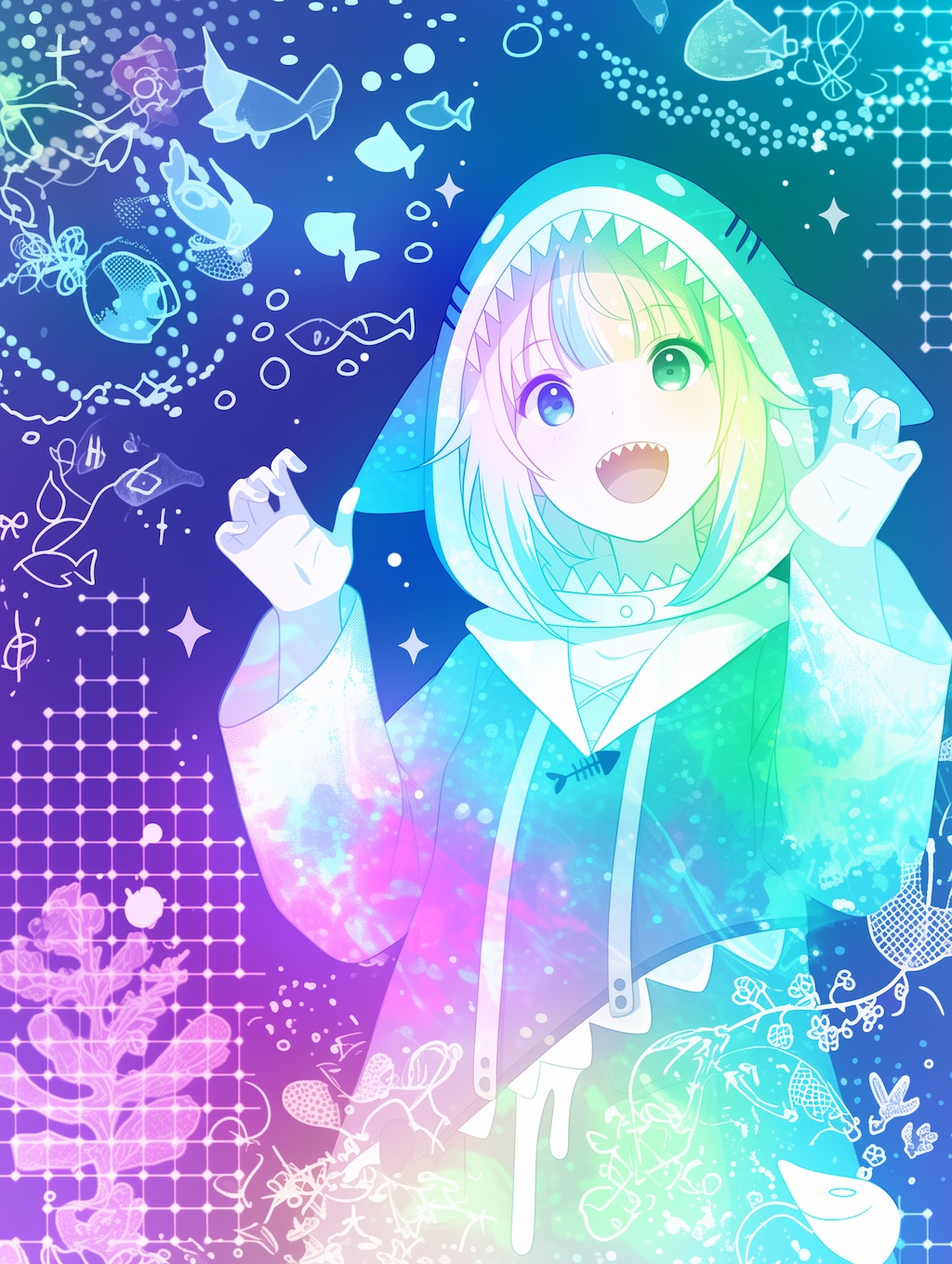 カラフルサメガール