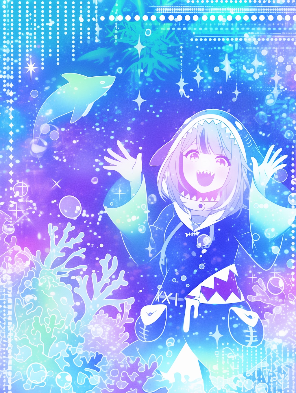 カラフルサメガール