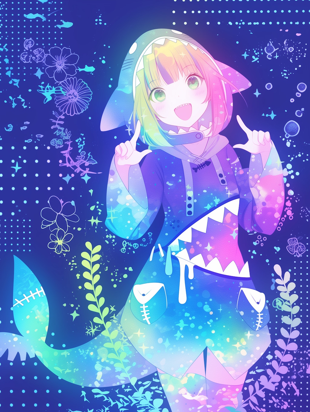 カラフルサメガール