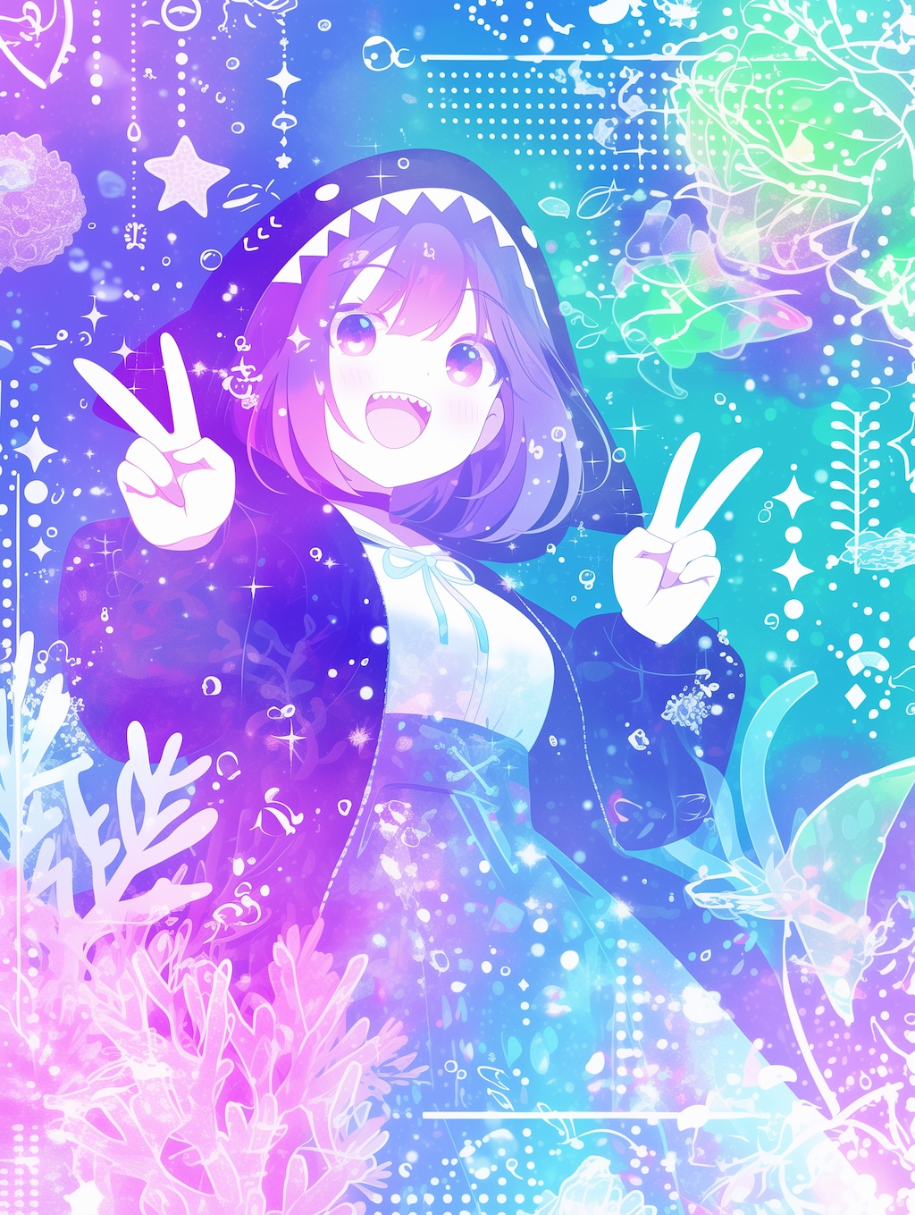 カラフルサメガール