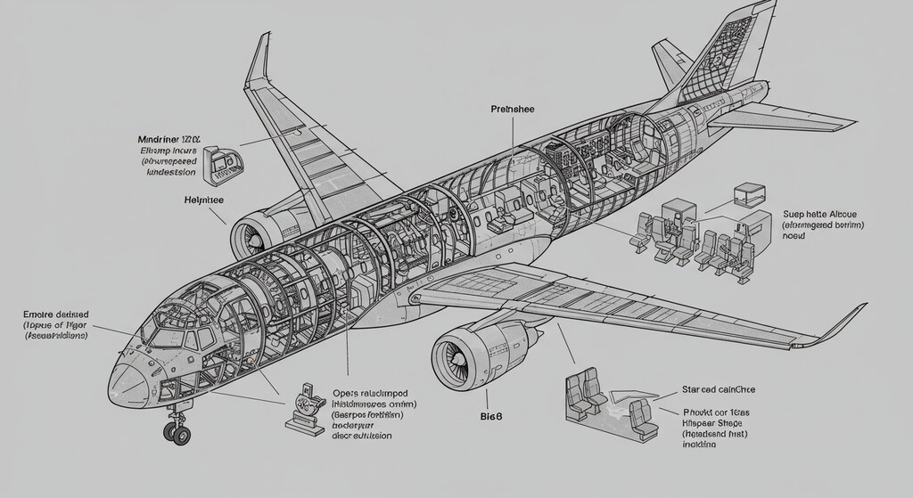 飛行機　　透視画面
