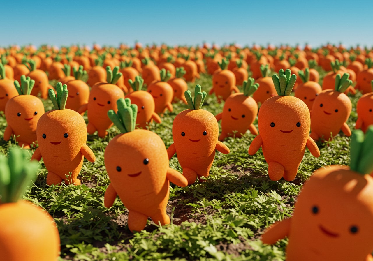 人参さん達の行進 | の人気AIイラスト・グラビア