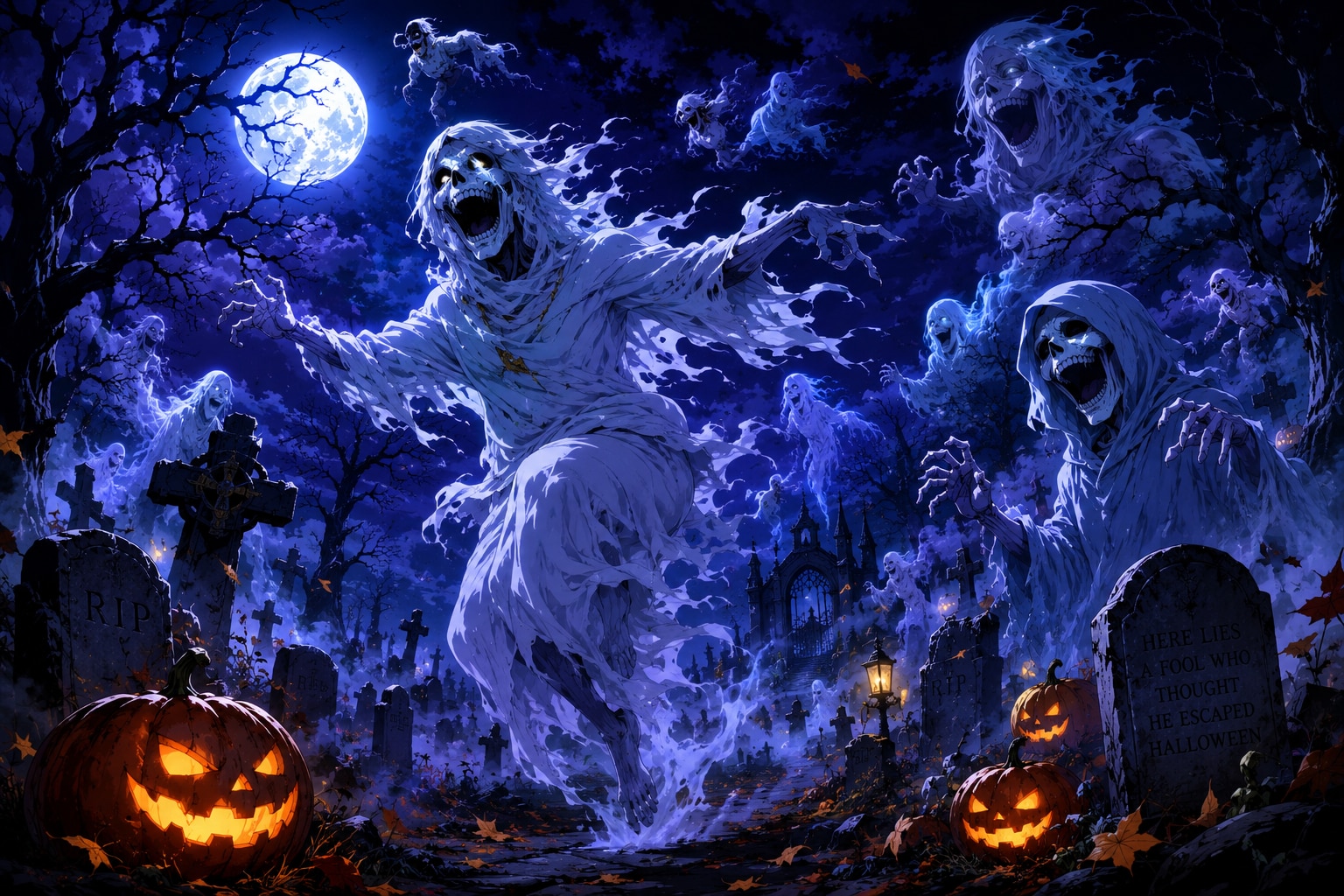 🎃🎃S’apròcha... Halloween d’auton, e los fantasmas de la nuèch🎃🎃 | の人気AIイラスト・グラビア
