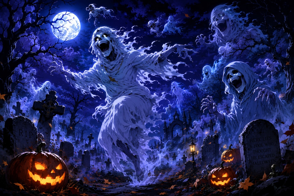 🎃🎃S’apròcha... Halloween d’auton, e los fantasmas de la nuèch🎃🎃