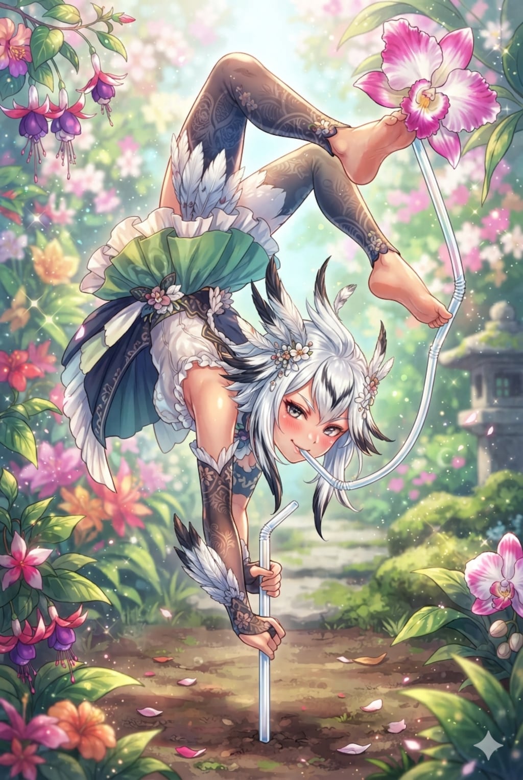 ハチドリ擬人化(スティック？)