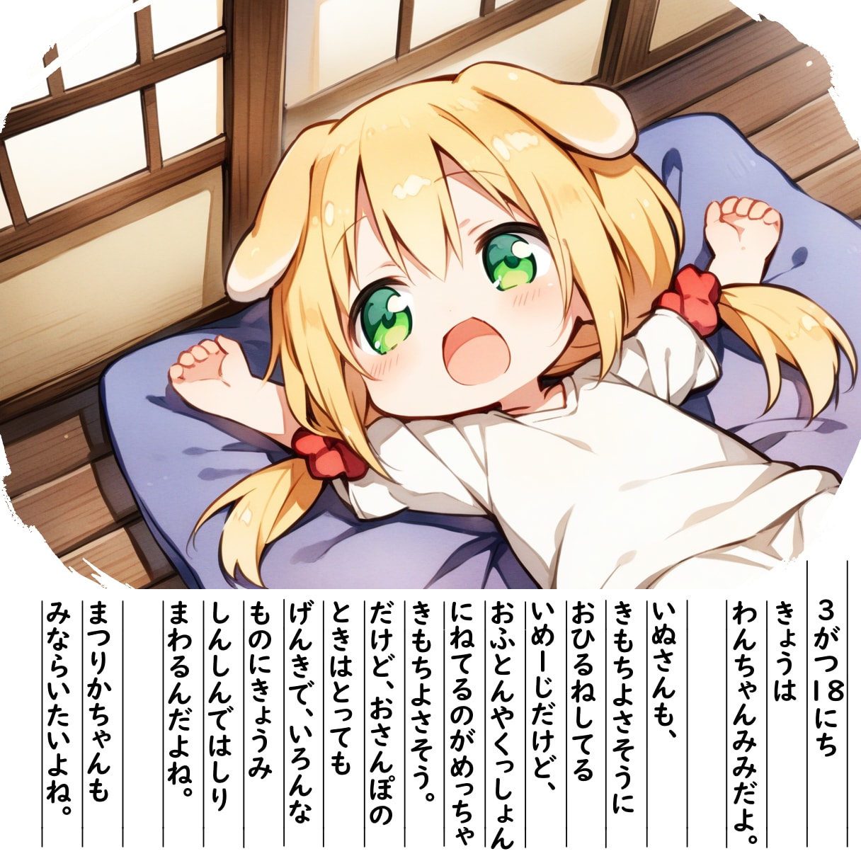 【絵日記】わんちゃんみみです | の人気AIイラスト・グラビア