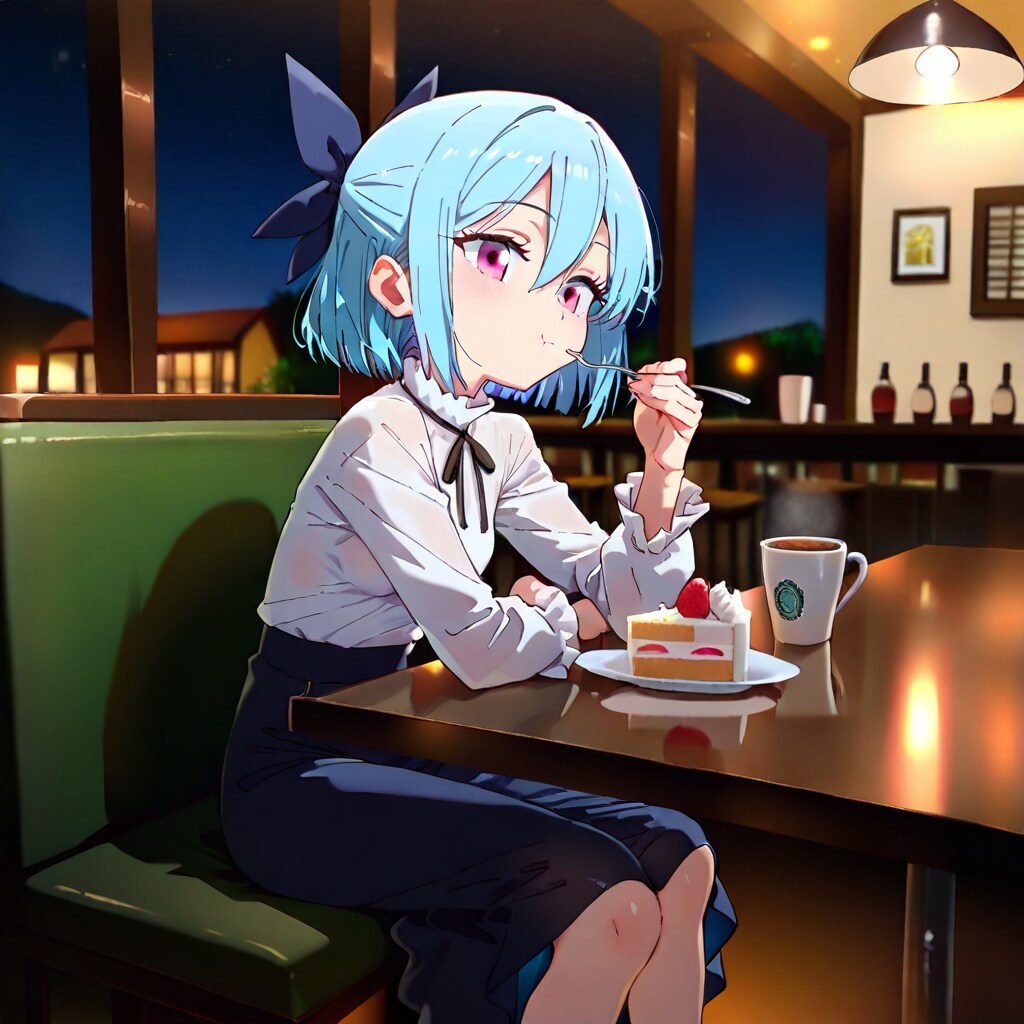 かおりちゃん　夜カフェ　バター初使用