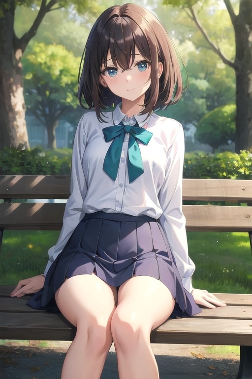 陽だまりのベンチ | の人気AIイラスト・グラビア