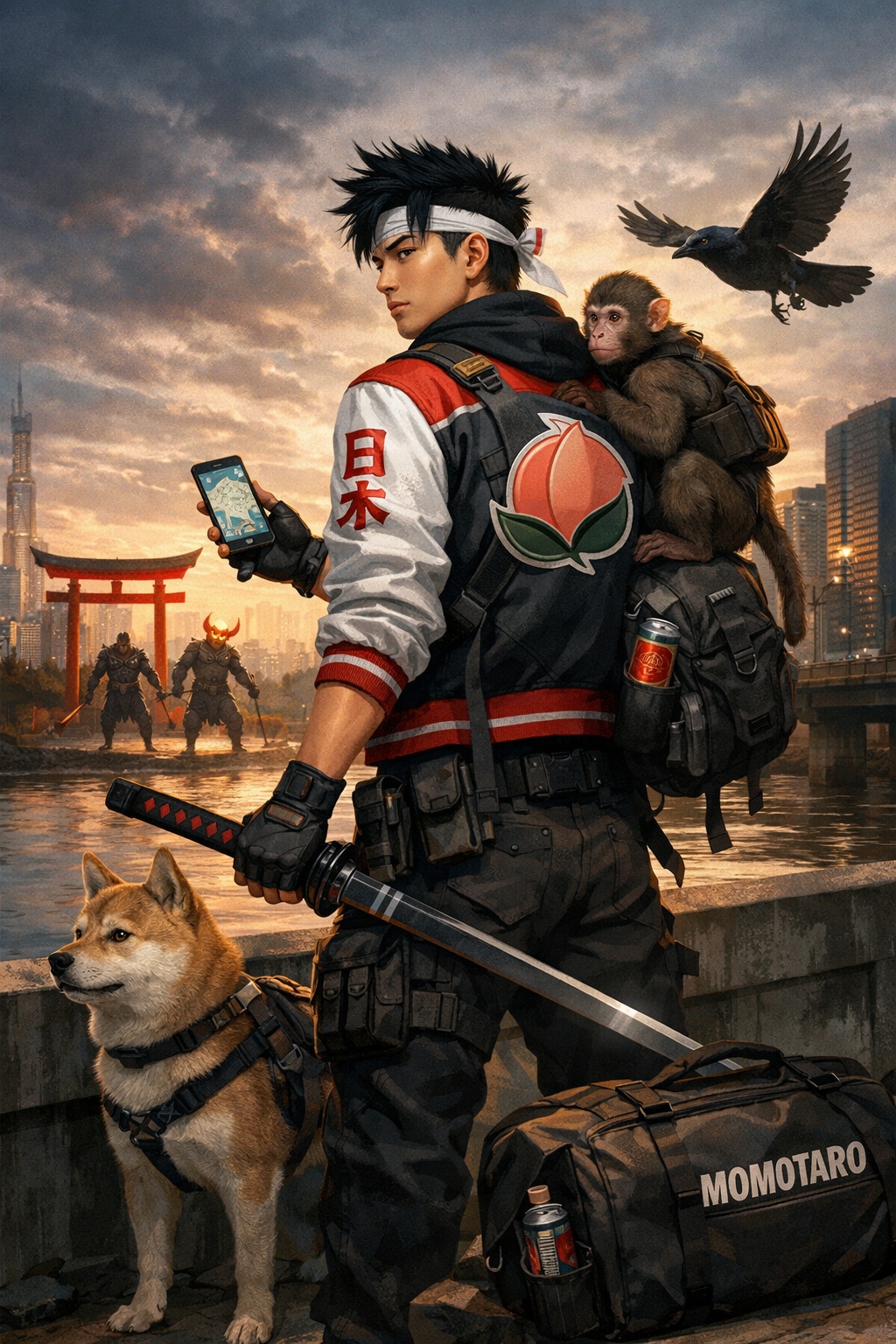 現代版桃太郎 | の人気AIイラスト・グラビア