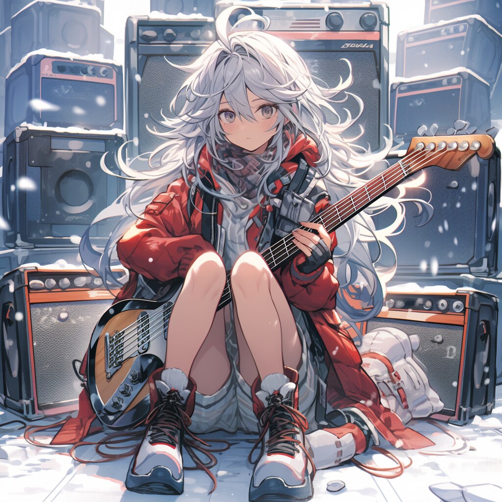 ギターと女の子 Guitar and Girl