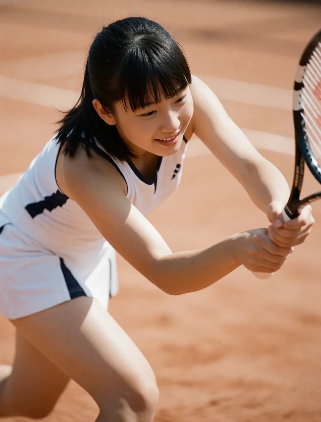 けさのテニス