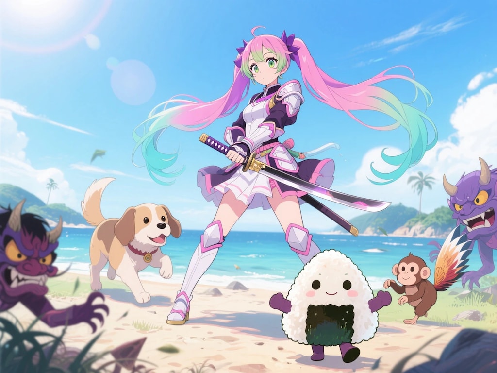 鬼を斬るおにぎり