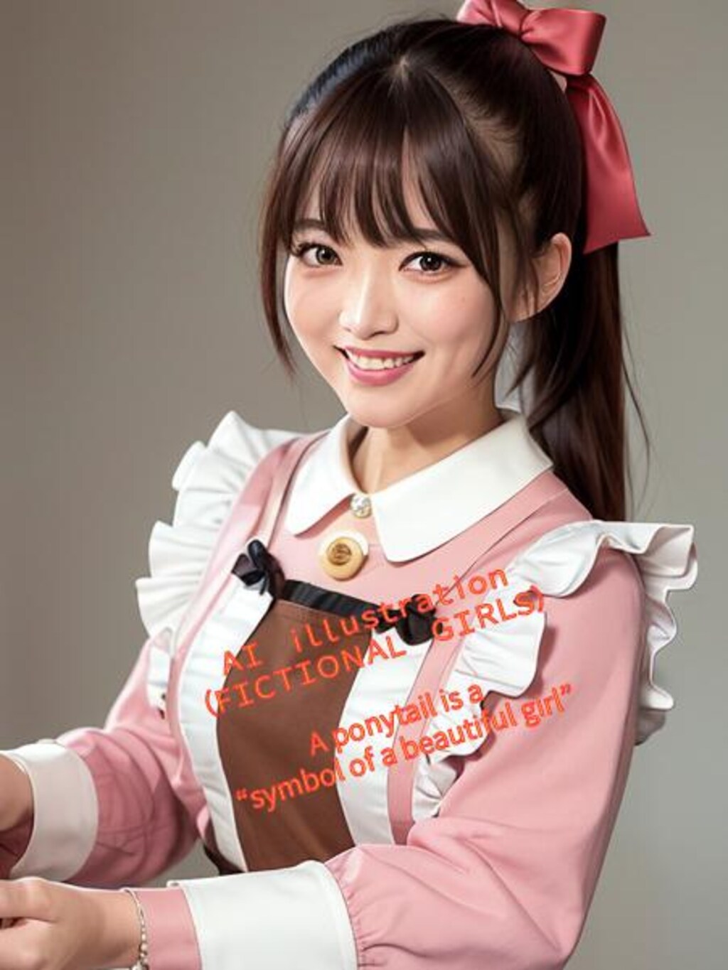 美少女店員さんはフリルのユニフォーム