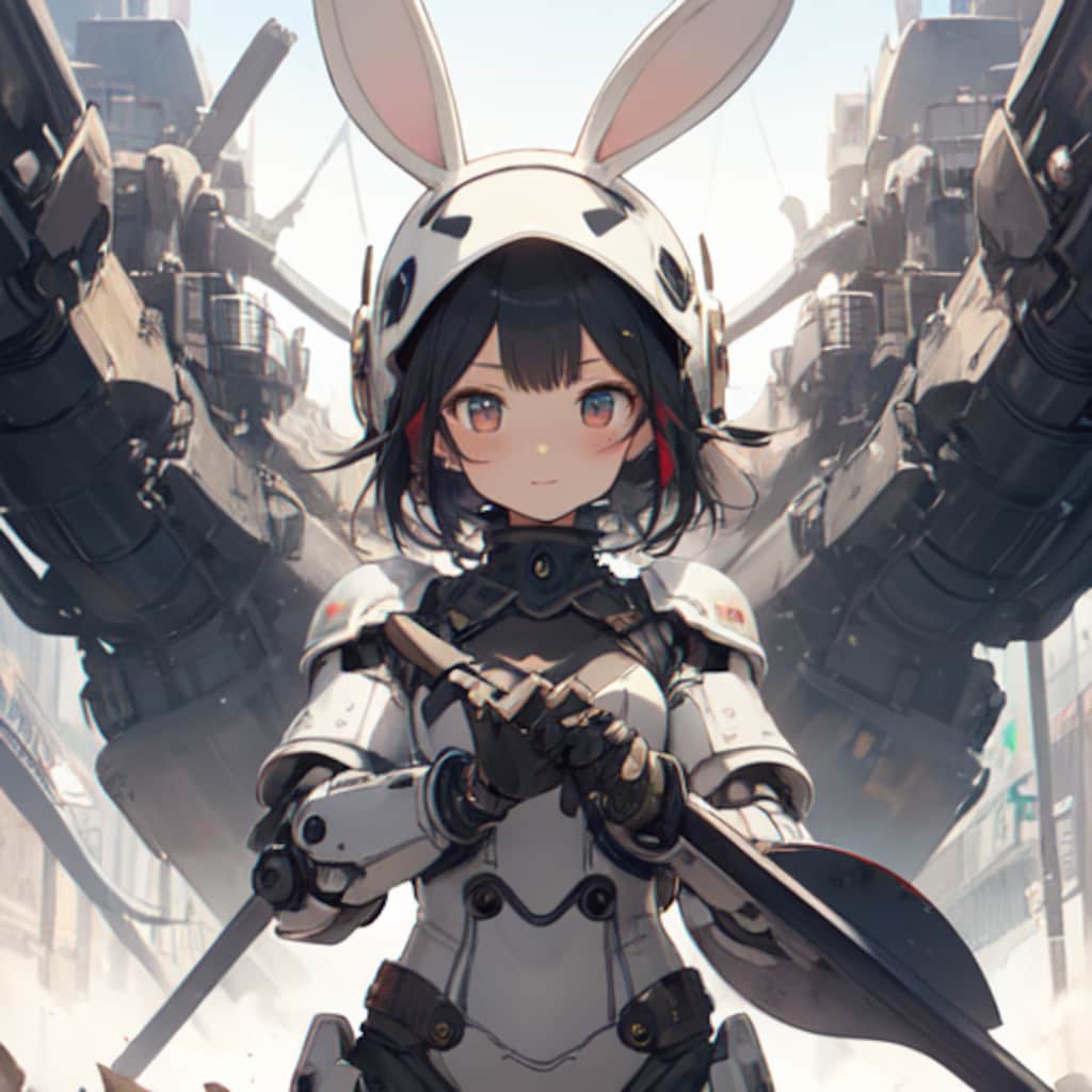 白うさパワードスーツ