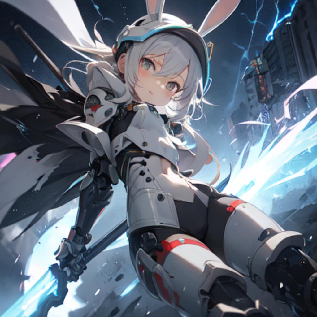 白うさパワードスーツ