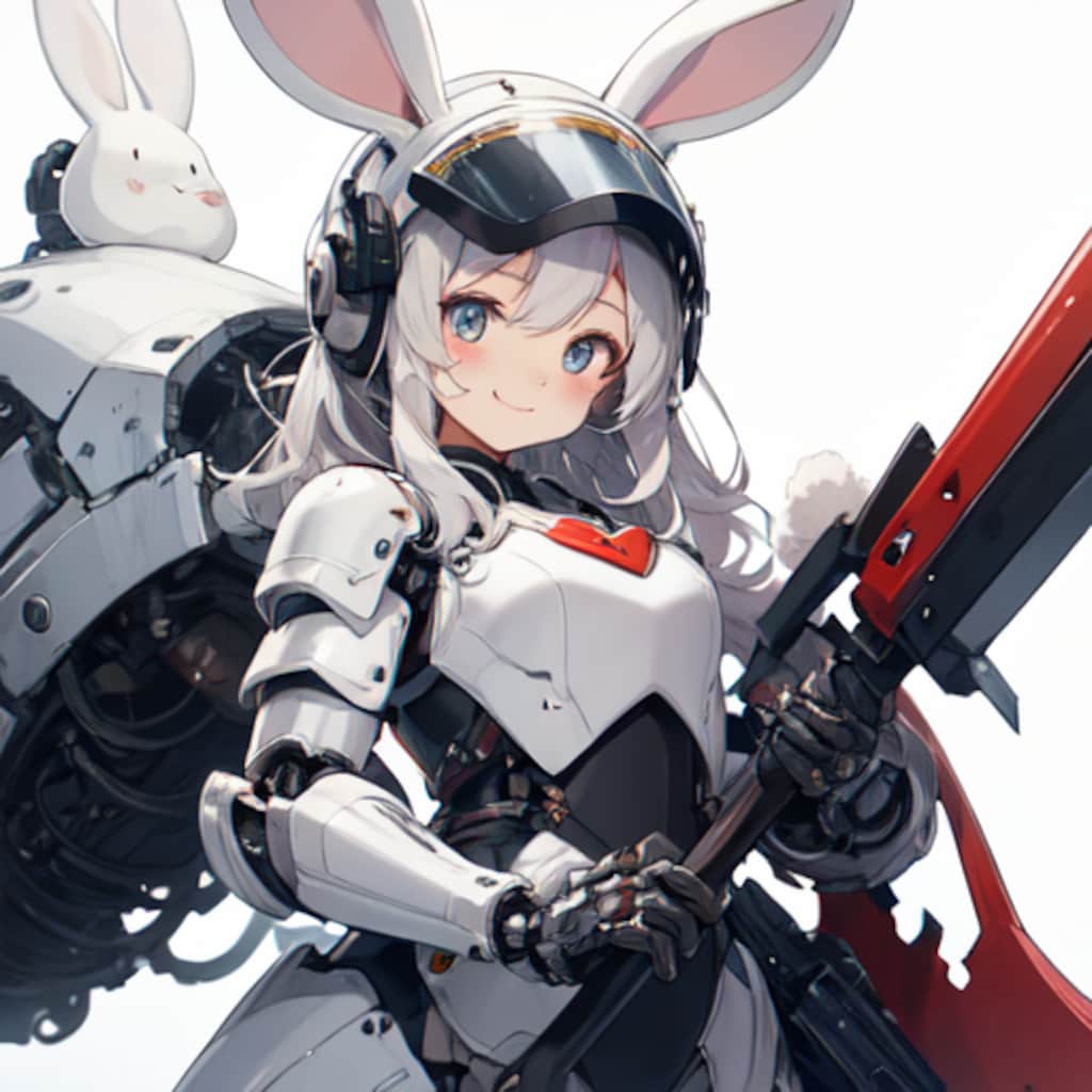 白うさパワードスーツ