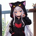 猫の着ぐるみ/cat costume 2枚目