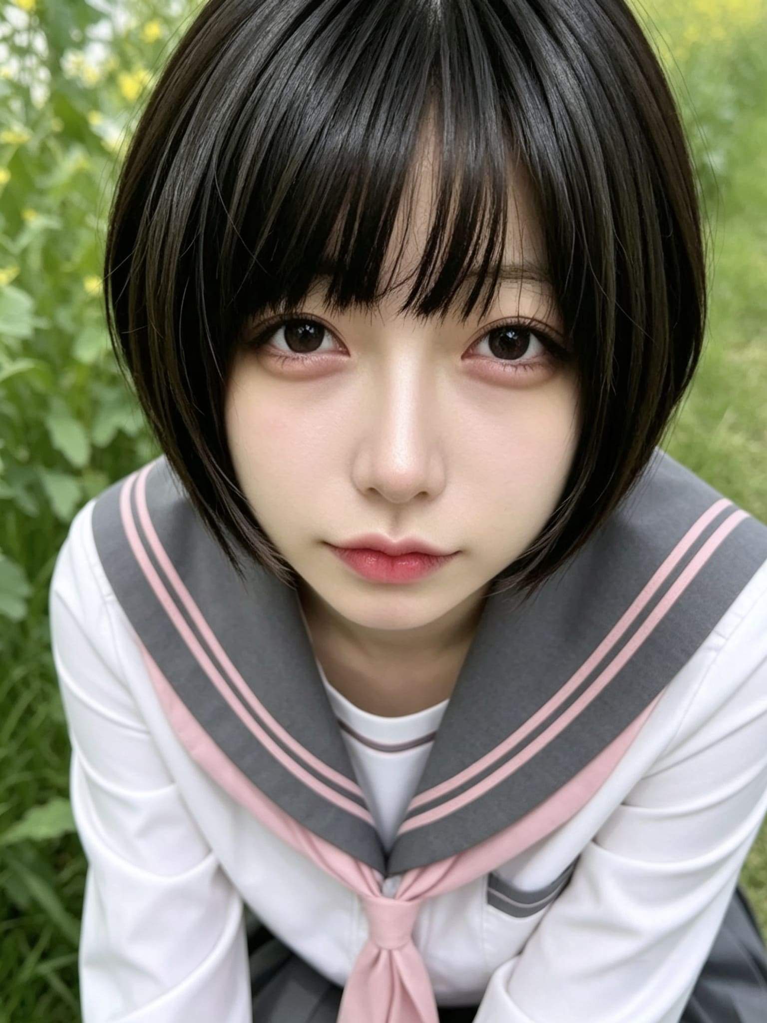 草むらのメンヘラ | の人気AIイラスト・グラビア