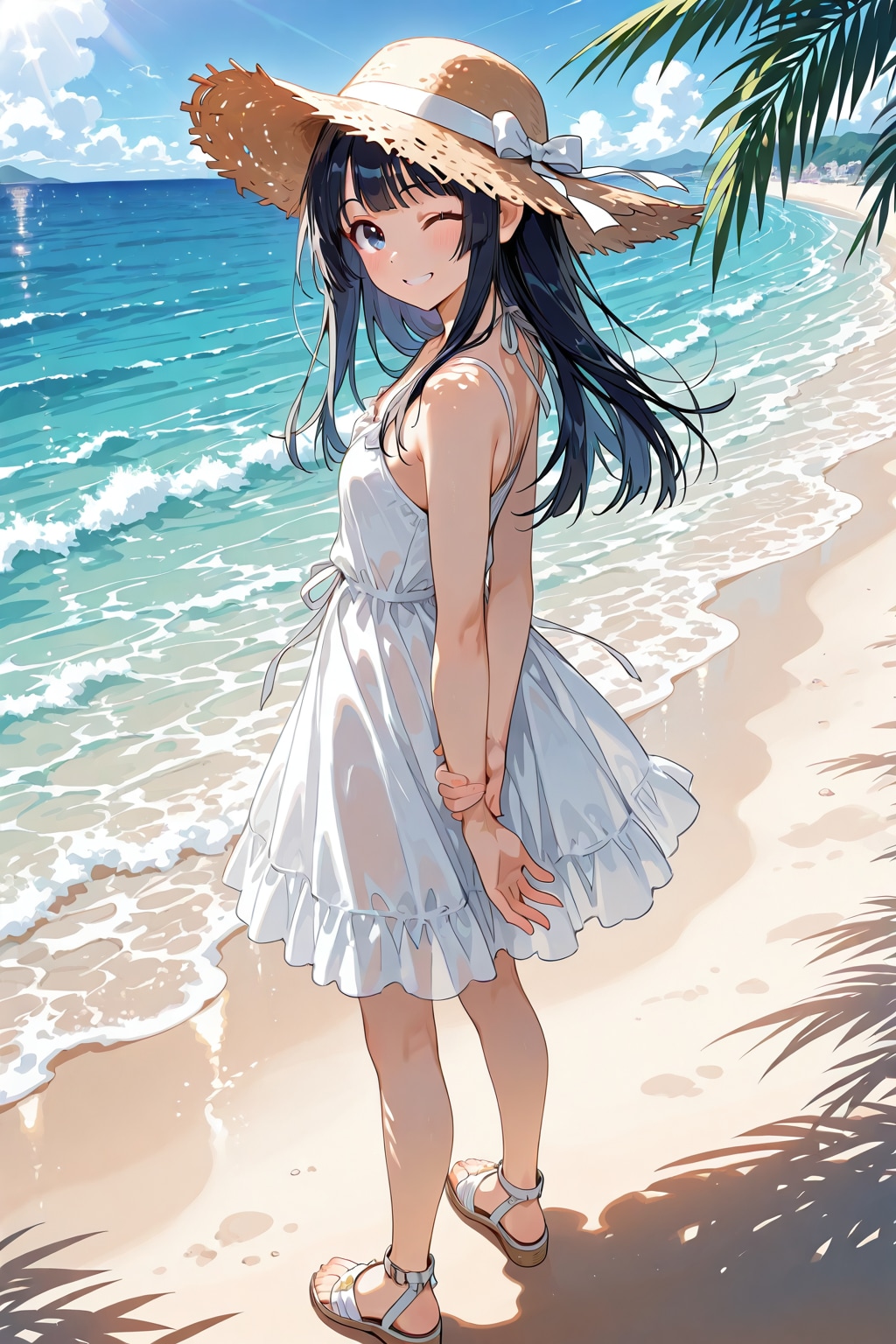 【企画：理想の夏コーデ】白のワンピースって何だかちょっとエッチな感じ