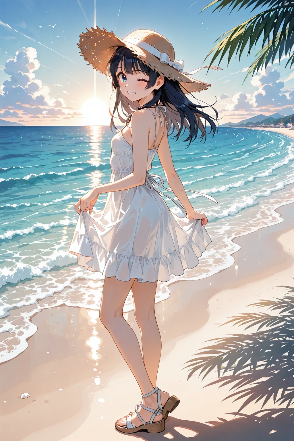 【企画：理想の夏コーデ】白のワンピースって何だかちょっとエッチな感じ
