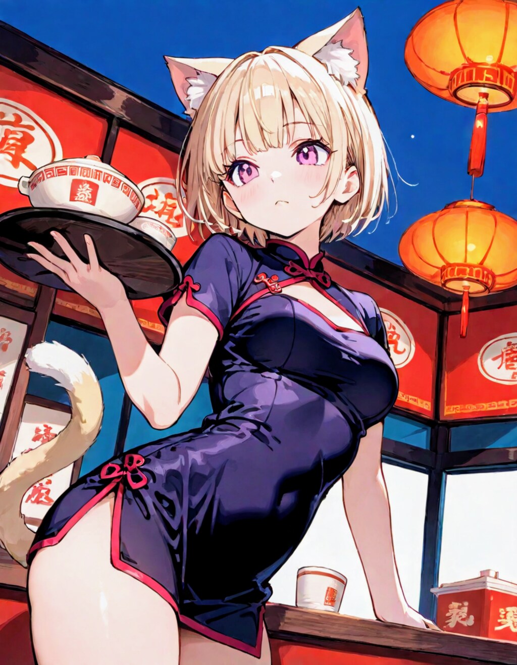 ウェイトレス😻ネコミミちゃん