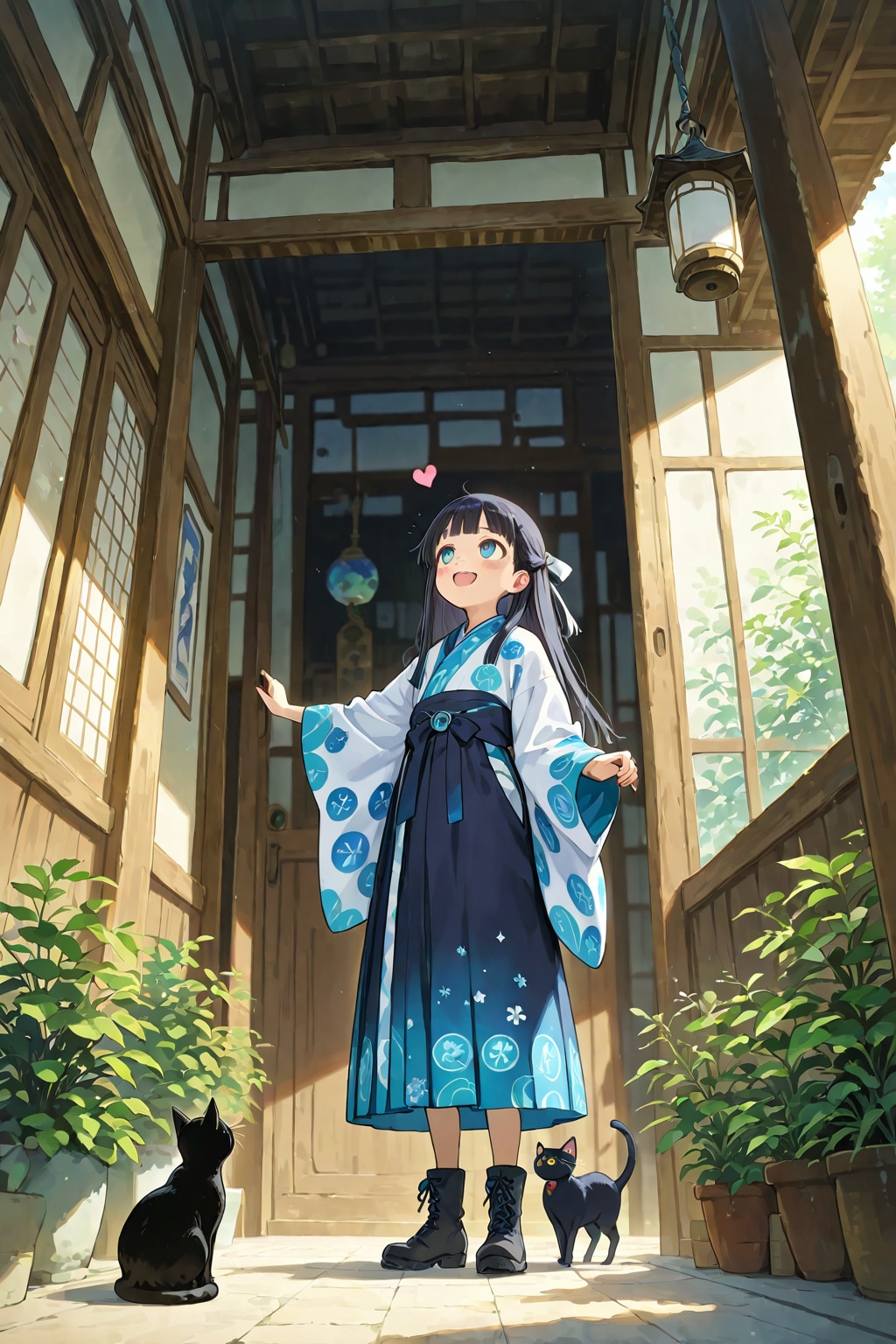 魔女と黒猫 | の人気AIイラスト・グラビア