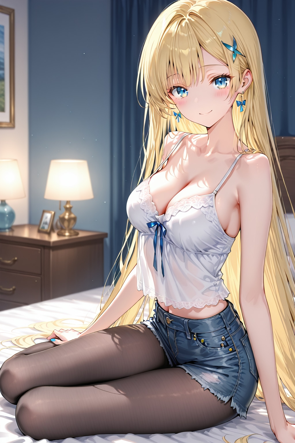 金髪キャミソール５