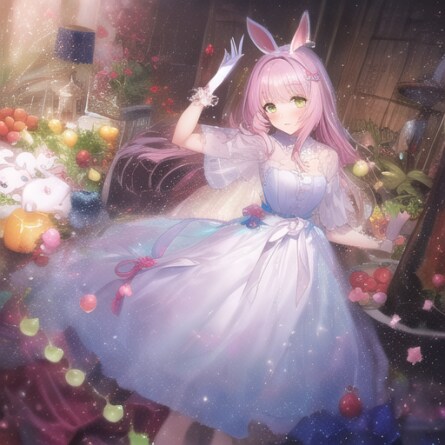 儚げなウサミミ娘