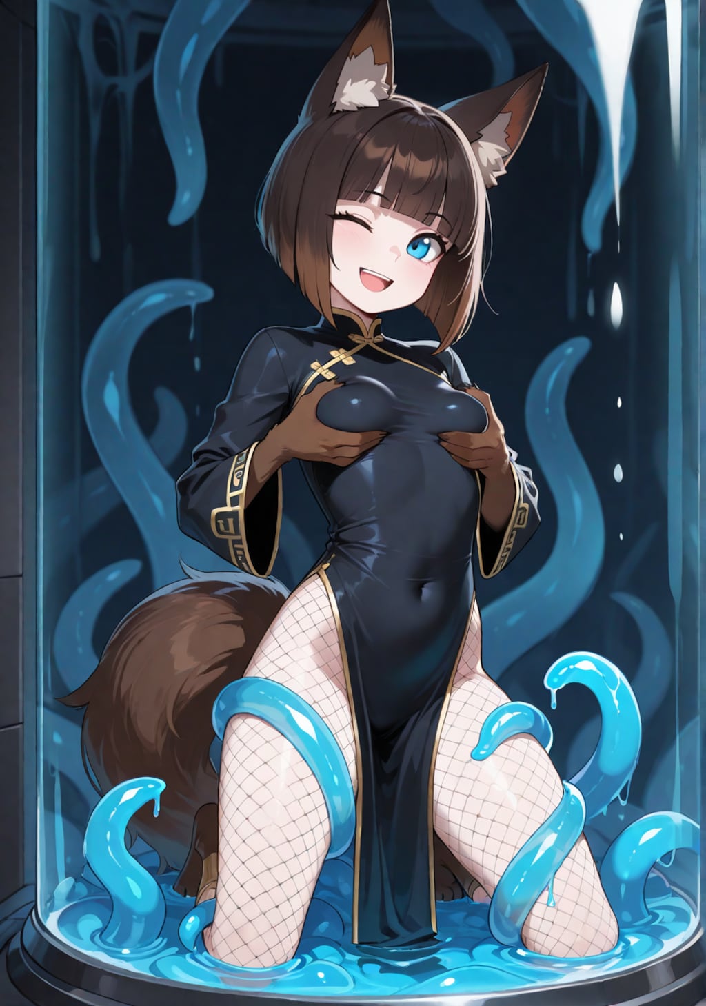 謎装置で謎の実験台にされる | つばき