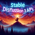 魔法使いは"Stable Diffusion 3 API"の文字を出せるか？ by DALL-E3 5枚目