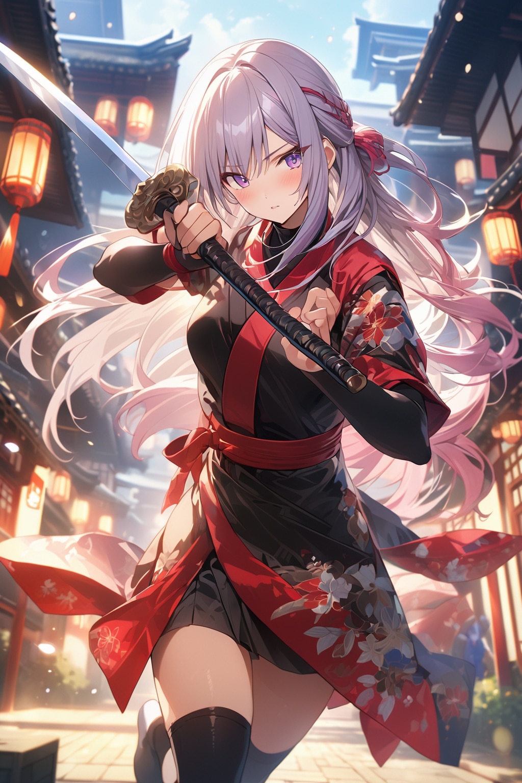 異世界の忍者さん | の人気AIイラスト・グラビア