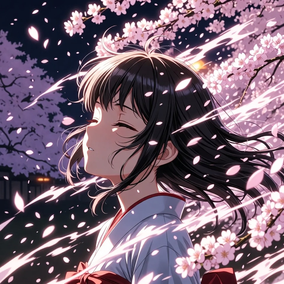 夜桜