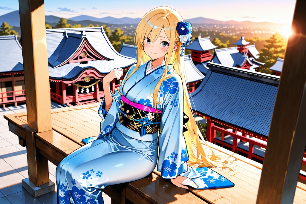 PHOENIXで正月の金髪さん2