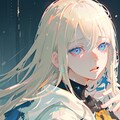 白髪の雪が似合いそうな女性 4枚目