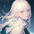 白髪の雪が似合いそうな女性 7枚目