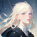 白髪の雪が似合いそうな女性 8枚目