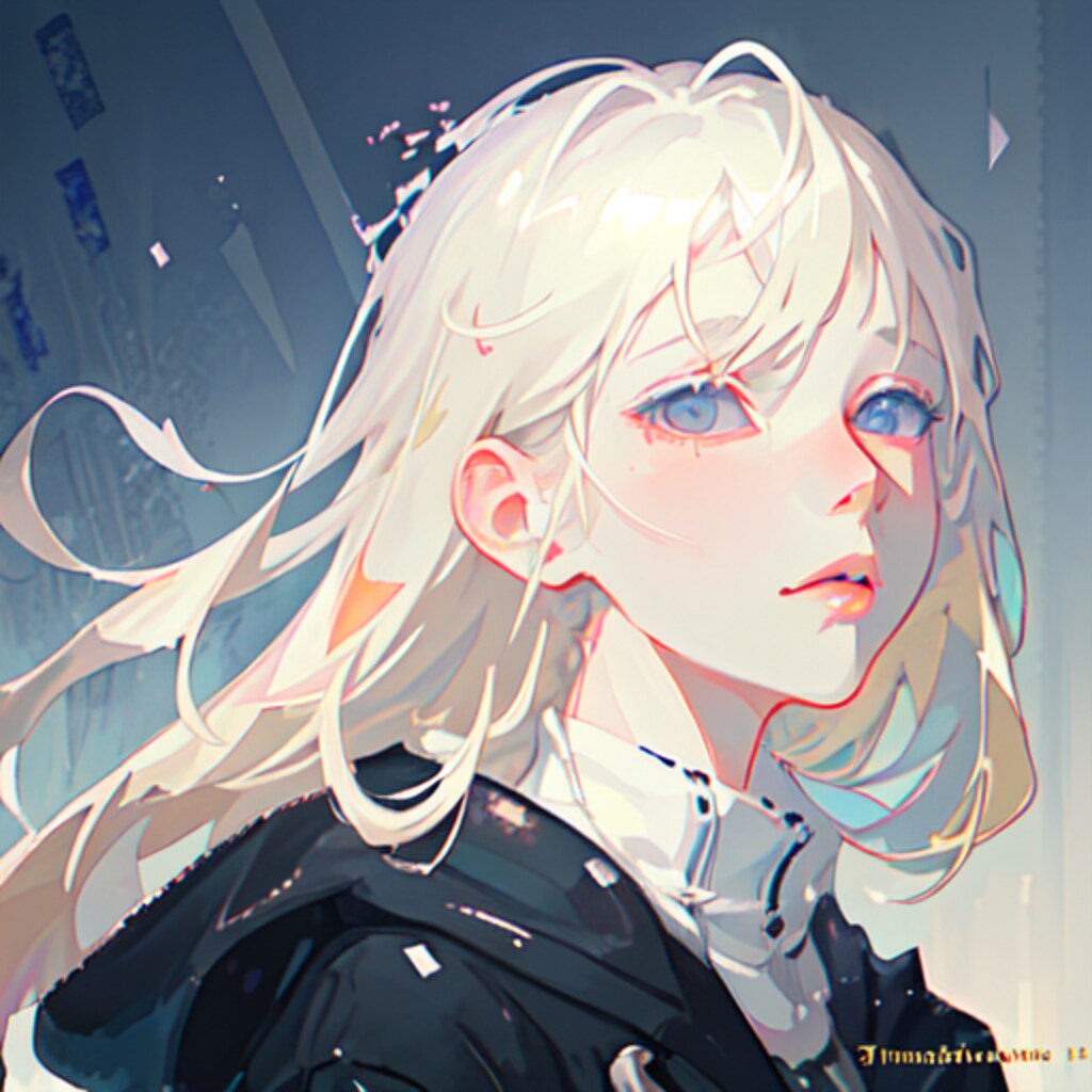 白髪の雪が似合いそうな女性
