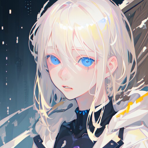 白髪の雪が似合いそうな女性