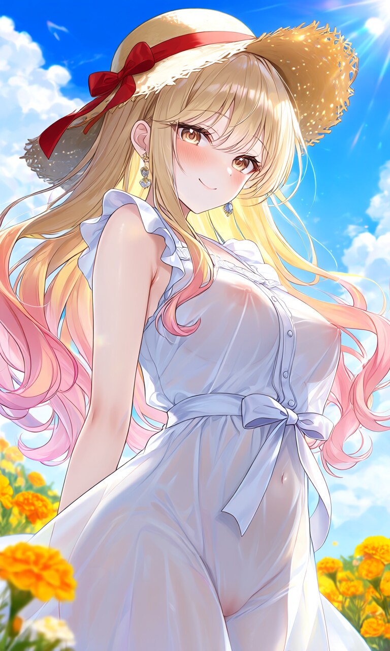透けワンピ