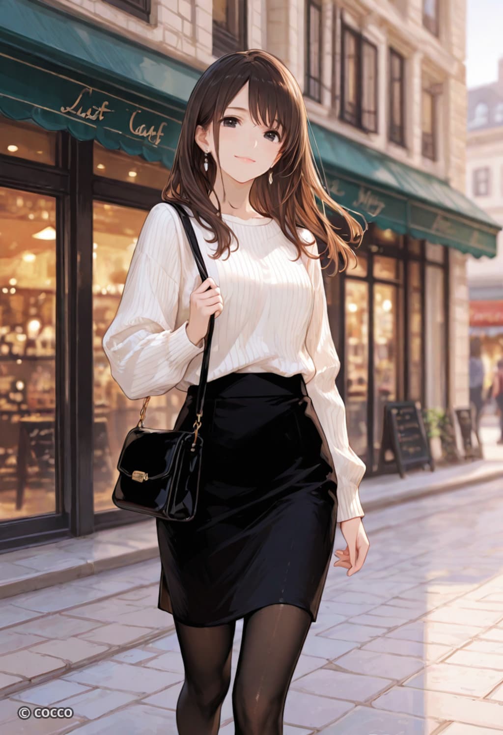 街角を行く