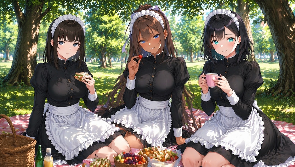 メイドさんのピクニック
