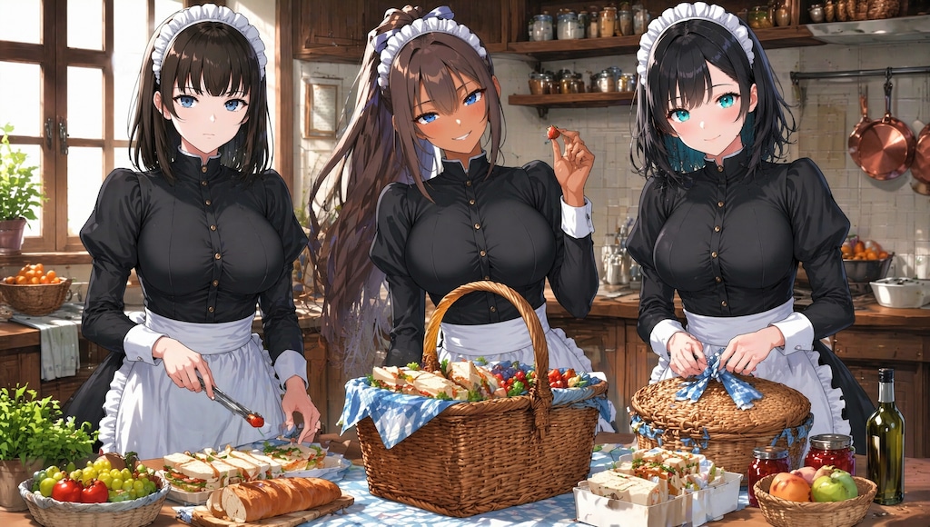 メイドさんのピクニック