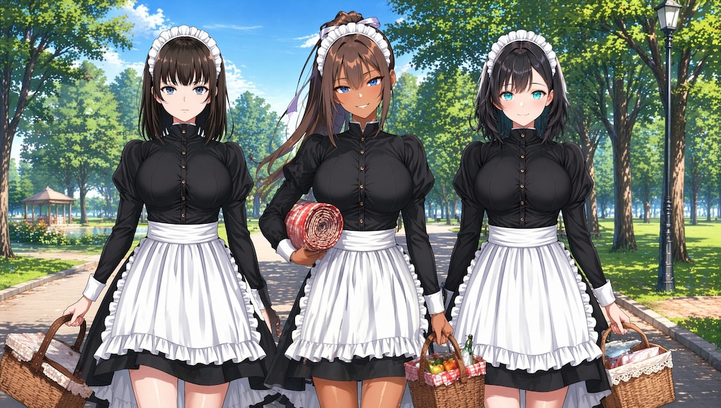 メイドさんのピクニック