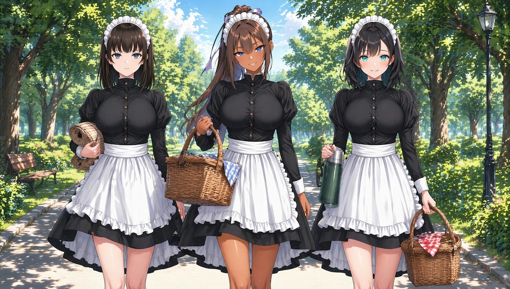 メイドさんのピクニック
