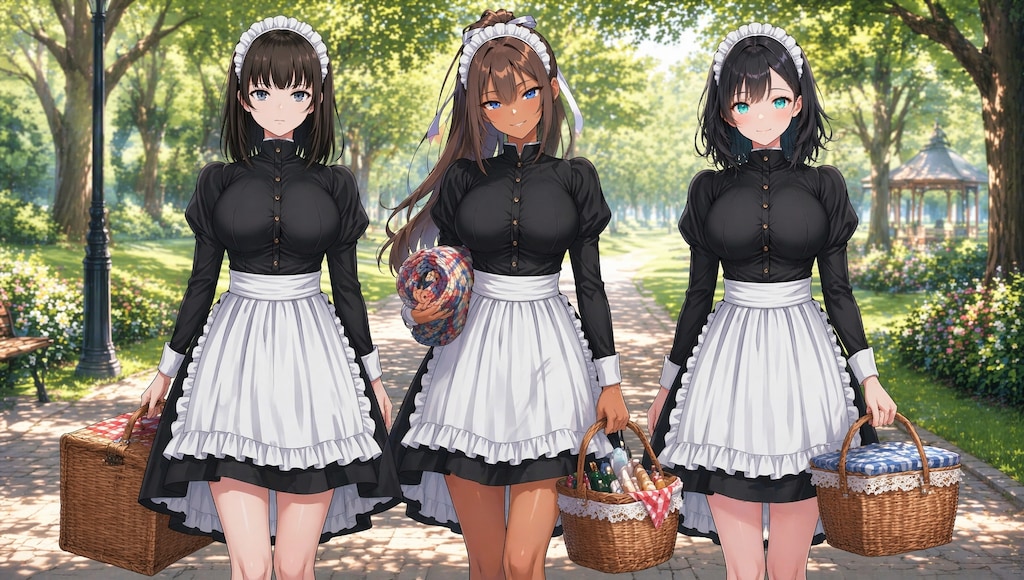 メイドさんのピクニック