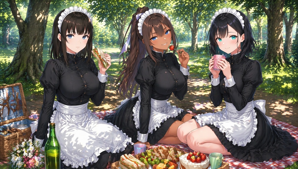 メイドさんのピクニック
