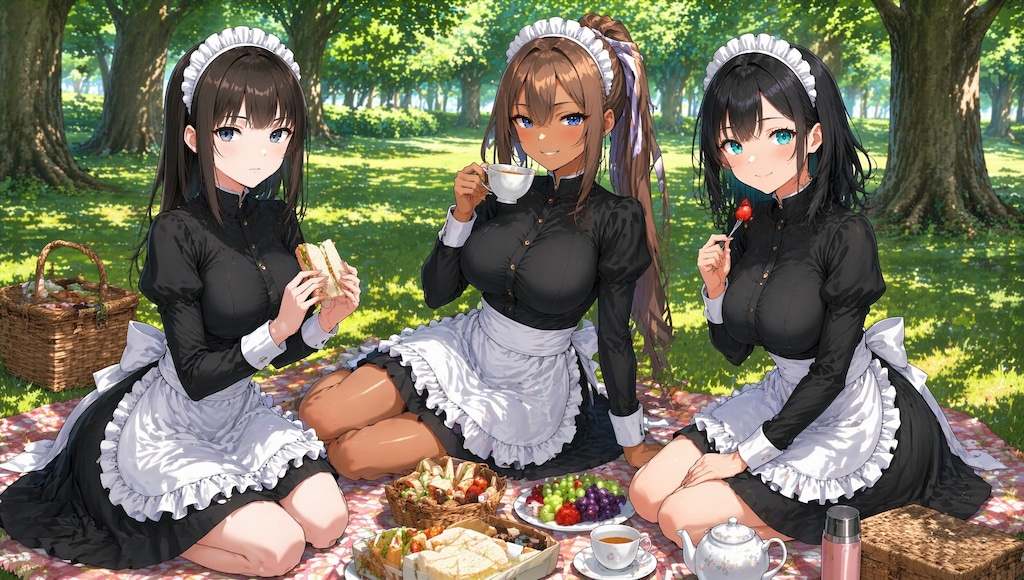 メイドさんのピクニック