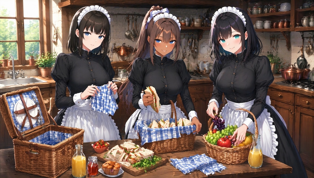メイドさんのピクニック